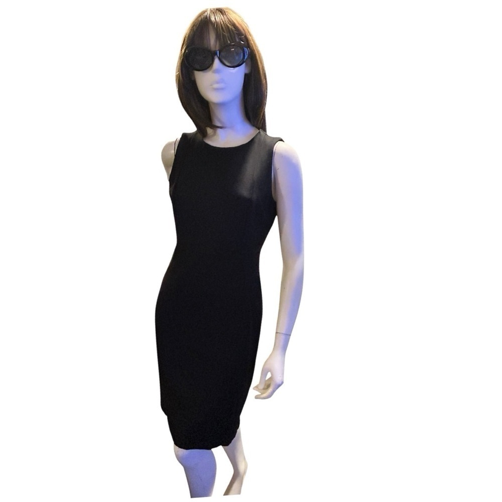 Quince Women’s Black Size 2 Ultra-Stretch Ponte Sleeveless Dress
